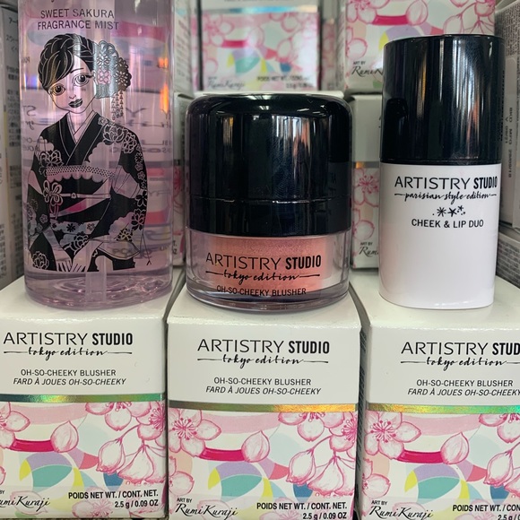 Amway artistry studio cheeky brush blush pink chic rare blusher oh-so nwt - Picture 2 of 3